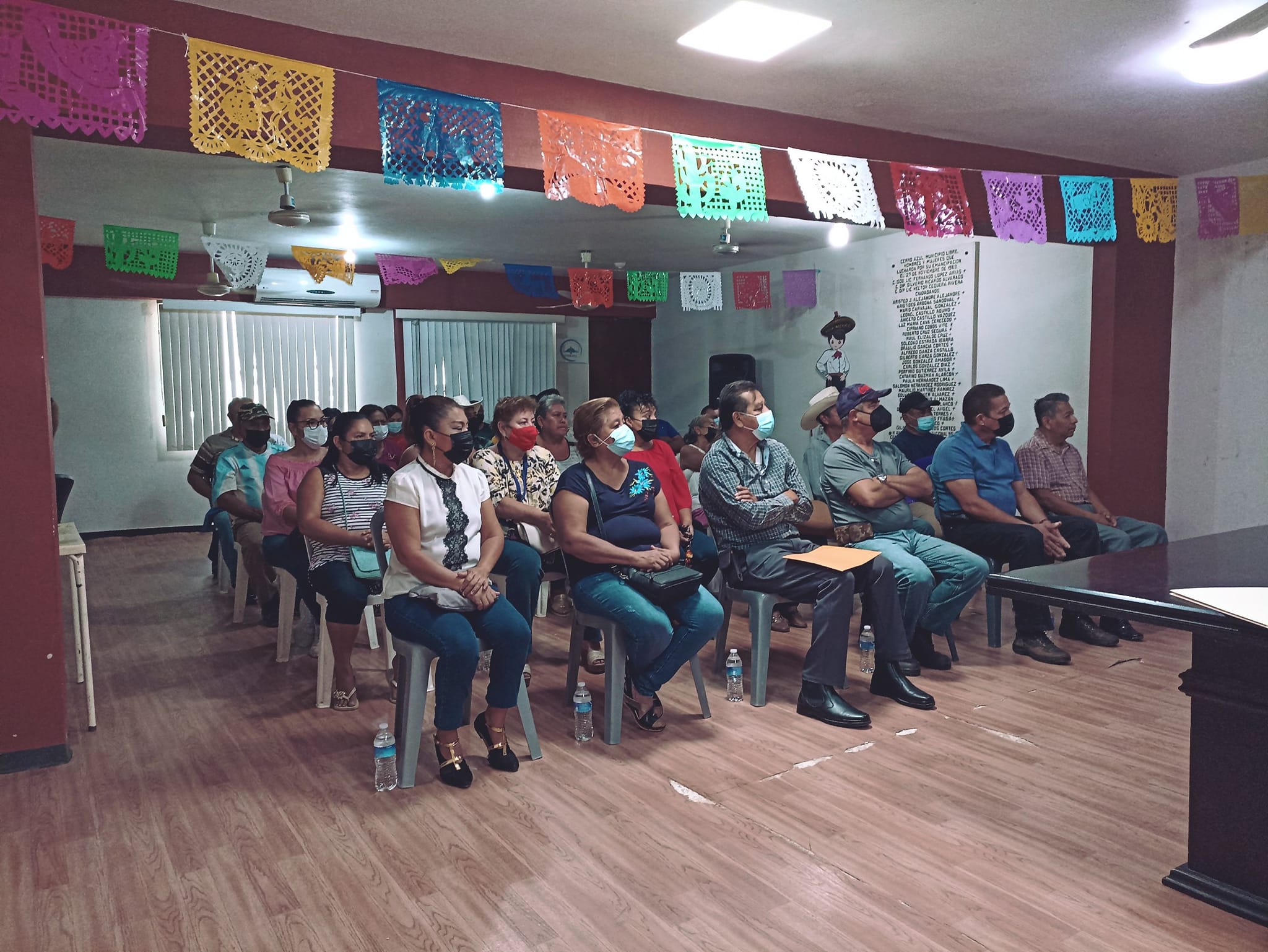 ENTREGA DE NOMBRAMIENTOS A REPRESENTANTES DE COMITÉ DE COLABORACIÓN VECINAL en Cerro Azul