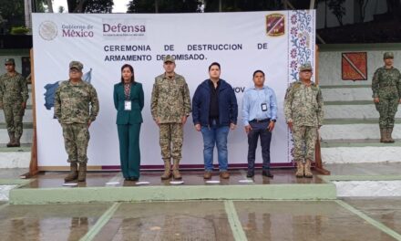 Destrucción de Armamento Asegurado Refuerza la Paz y Seguridad en Tuxpan
