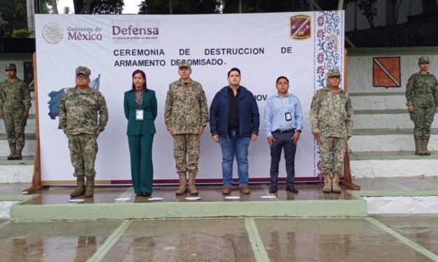 Destrucción de Armamento Asegurado Refuerza la Paz y Seguridad en Tuxpan