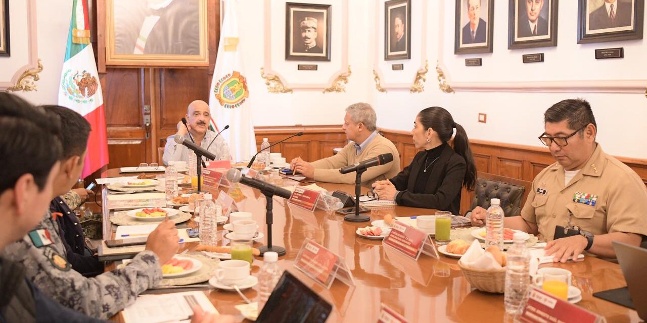 Mesa de Coordinación Estatal de Construcción de Paz y Seguridad del 27 de noviembre