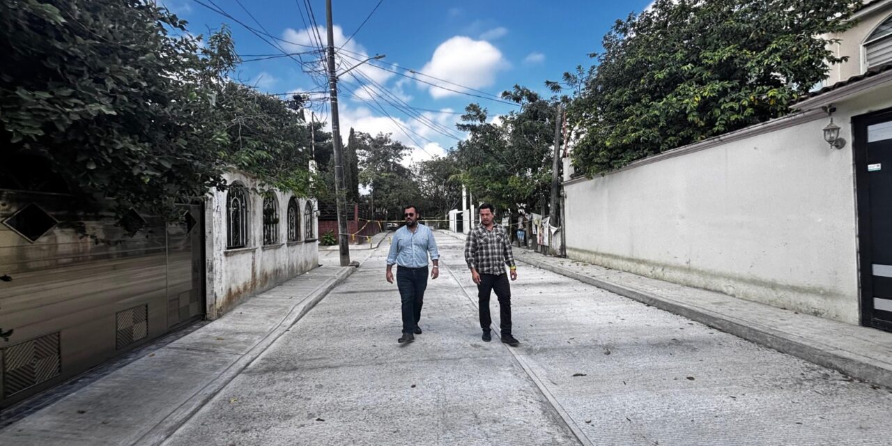 Se llevan a cabo supervisiones de obras en colonias y comunidades de Tuxpan para su entrega en tiempo y forma
