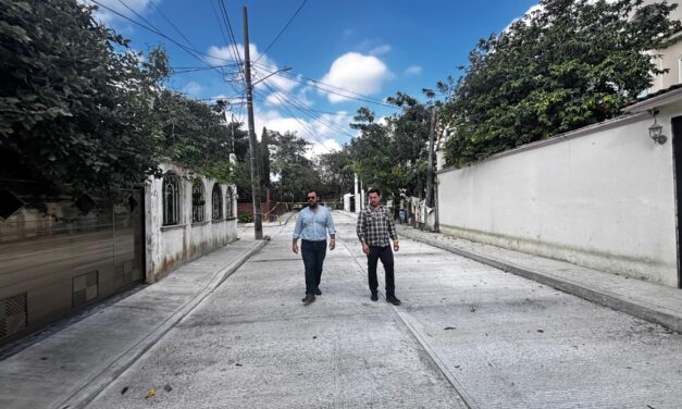 Se llevan a cabo supervisiones de obras en colonias y comunidades de Tuxpan para su entrega en tiempo y forma