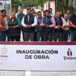 Gobierno de Tuxpan inaugura la pavimentación con concreto hidráulico de la calle Venezuela, en la colonia Salinas de Gortari.
