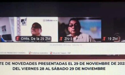 Mesa de Coordinación Estatal de Construcción de Paz y Seguridad 01 de diciembre