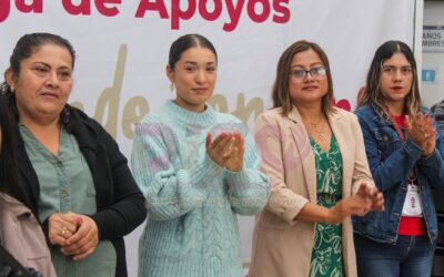 DIF Municipal encabeza entrega de apoyos a la vivienda, aparatos funcionales y material a Centros de Atención Infantil.