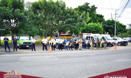 Esta mañana dio inicio oficialmente el Operativo Guadalupe–Reyes 2025 en Naranjos Amatlán