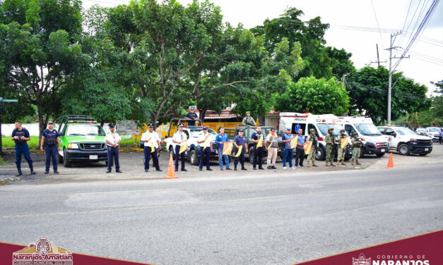 Esta mañana dio inicio oficialmente el Operativo Guadalupe–Reyes 2025 en Naranjos Amatlán