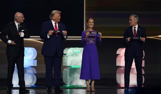 Presidenta Claudia Sheinbaum participó en el sorteo FIFA 2026