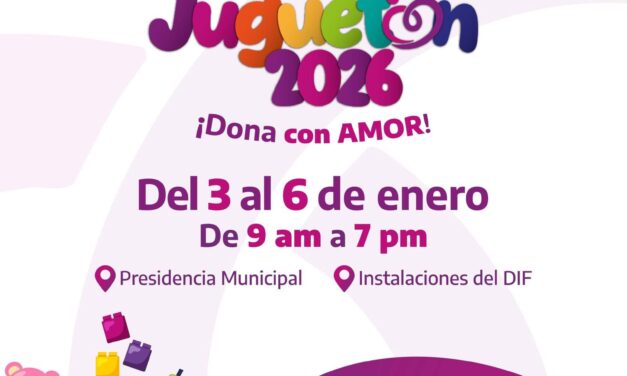 DIF Tuxpan invita al “Juguetón 2026, ¡Dona con Amor!”