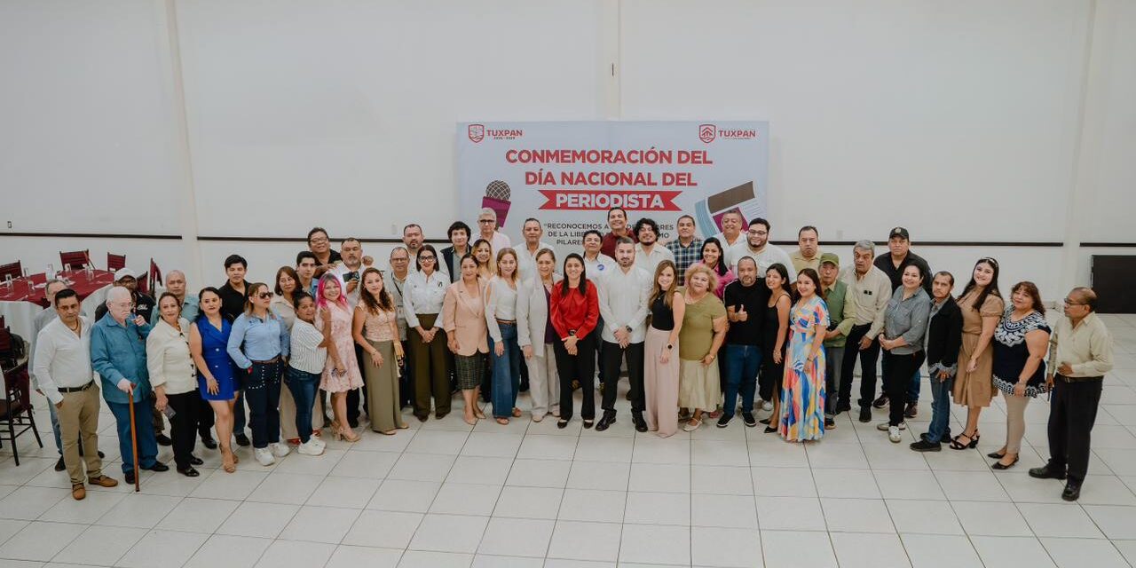 El Ayuntamiento de Tuxpan que preside Daniel Cortina Martínez, ofreció una recepción especial por el Día Nacional del Periodista