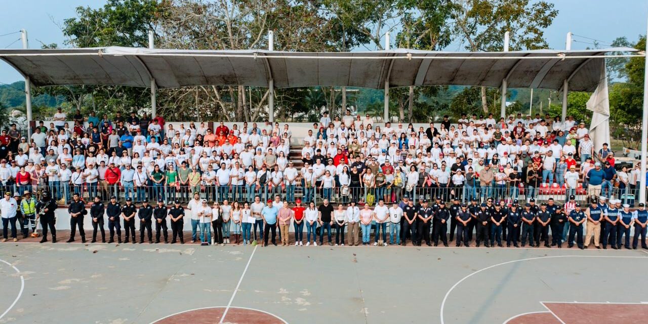 Gobierno y ciudadanía unen esfuerzos para recuperar la Unidad Deportiva “Enrique Valdez Constantino”