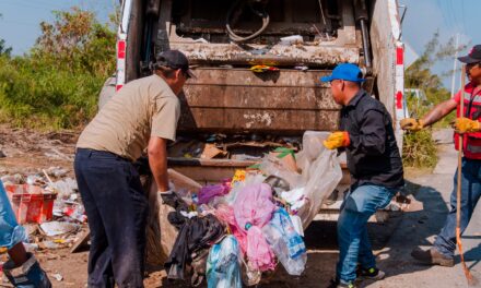Trabajo constante en la reactivación del servicio de Limpia Pública en Tuxpan