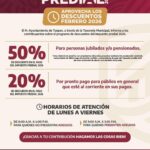 Ayuntamiento de Tuxpan invita a aprovechar el 50% de descuento en el pago del Impuesto Predial 2026