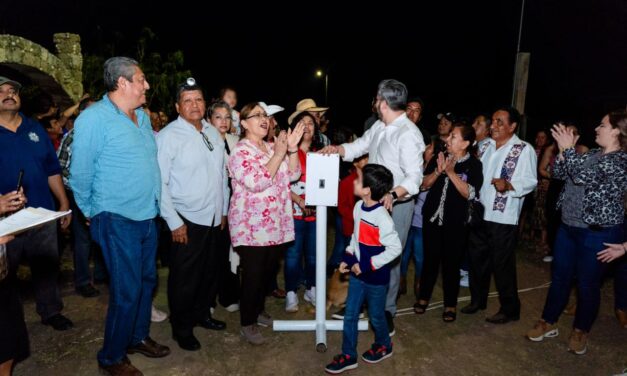 El Sacrificio deja atrás la oscuridad: Gobierno Municipal enciende 75 luminarias