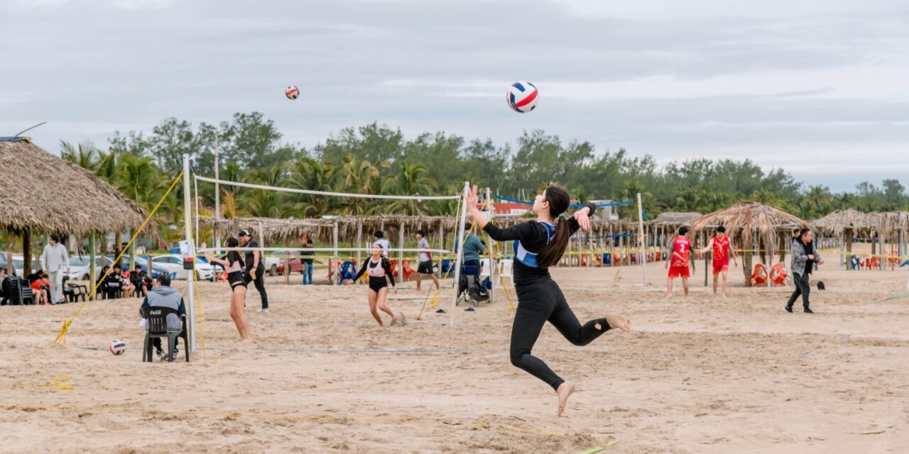 Tuxpan, sede de la eliminatoria regional de voleibol de playa rumbo a la Olimpiada Nacional 2026