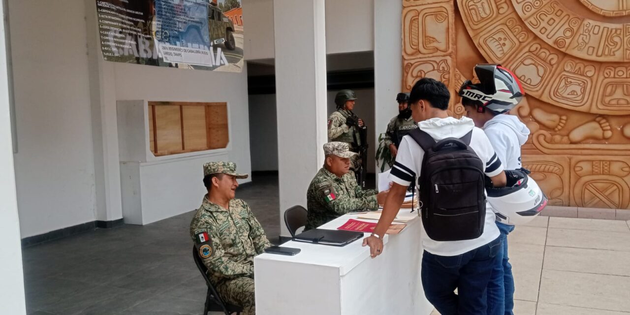 Ejército Mexicano abre convocatoria para jóvenes de la región