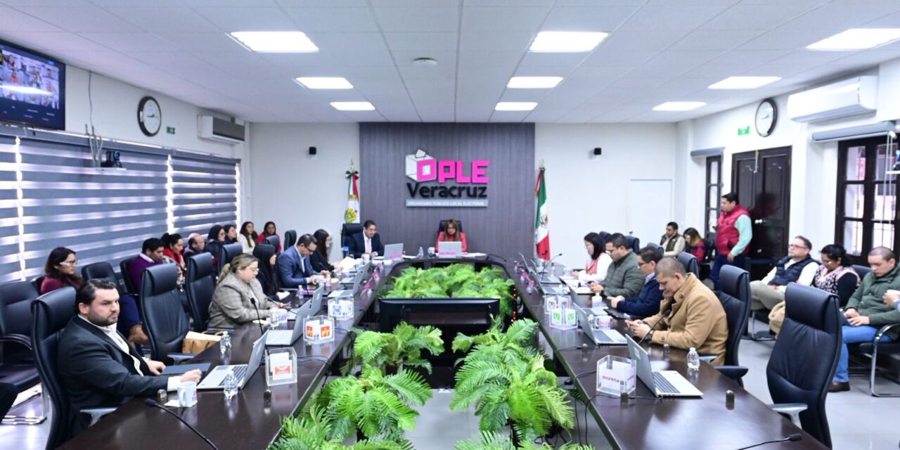 El OPLE Veracruz aprobó los Procesos Técnicos Operativos del PREP y del Sistema “Candidatas y Candidatos, Conóceles” para la elección extraordinaria del ayuntamiento de Tamiahua